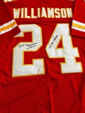 Fred Williamson Signed KC Chiefs Jersey Ins “The Hammer