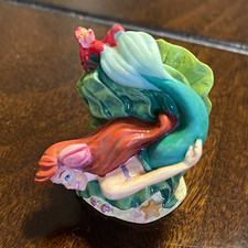 Disney The Little Mermaid Ariel & Sebastian Figurine, 3
