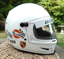 STEVE MCQUEEN, SIGNATURE LTD ED BELL ELIMINATOR GULF-PORSCHE LEMANS HELMET, XL picture
