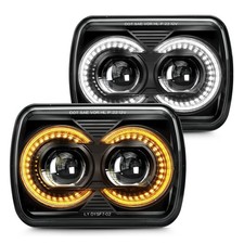 DOT 180W 5x7 Led Headlights 7x6 H6054 headlight Compatible with Jeep Wrangler... picture
