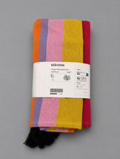 IKEA MAVINN Throw, striped multicolour, 43