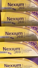 Lot of 5 boxes: Nexium 24hr Clear Minis 42 Total  Pack of 3.  New picture