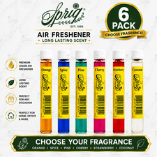 Sprig Air Freshener Fragrance Vial Choose Your Fragrance 6 Pack New picture