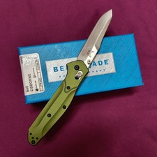 Benchmade Osborne 940 Green Aluminum CPM-S30V BLADE 3.4'' Folding Knife picture
