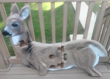 Vintage Mel Dutton Folding Whitetail Deer Decoy Doe Missing Stake picture