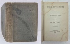 1860 antique SOUTHERN TRAVEL NEW ORLEANS LOUISIANA CREOLE MISSIS CHOCTAW SLAVERY picture