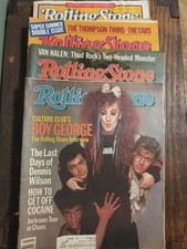 Rolling Stone Magazine Lot of 4 Issues from 1980's Issues 423 424 426/427 512 picture