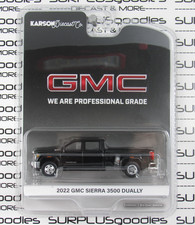 2024 Greenlight Karson Diecast: Black 2022 GMC SIERRA 3500 Pro Dually 51560-B picture