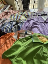 Robert Graham XL Classic Fit Multicolor Cotton Graphic. 9 shirts picture