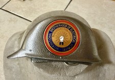 Rare IBEW International Brotherhood Of Electrical Workers Belt Buckle Hard Hat picture
