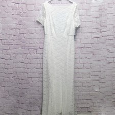 NEW Torrid Ever After Wedding Dress Sz 14 Lace Body Train Bridal Classic Boho picture