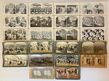 Lot of 22 Vintage Style Stereoview Stereoscope Cards Keystone Underwood Kilburn picture