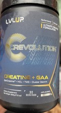 2X. LVLUP Crevolution Creatine + GAA Unflavored Powder Strength Performance 330g picture