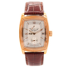 NOS 42mm Romilly R928-505 Power Reserve 2857 Automatic Wristwatch Rose Gold Tone picture