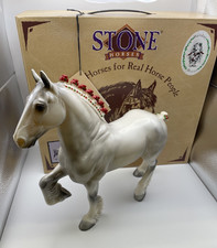 1998 Peter Stone Holiday Horse Trotting Drafter - NIB - Christmas Clydesdale picture