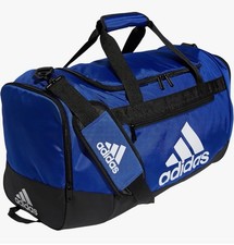 Adidas Royal Blue Signature Logo & Crossbody Strap Defender Duffel Bag Large picture