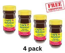 Cafe Bustelo, Espresso Style, Dark Roast Instant Coffee 7.05 oz Jar (PACK OF 04) picture