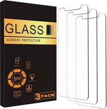 3X Tempered Glass Screen Protector For iPhone 17 16 15 14 13 12 11 Pro Max X XR picture