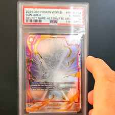 PSA 10 2024 DBS Fusion World Son Goku FB04-129 Secret Rare Foil Alt Art picture