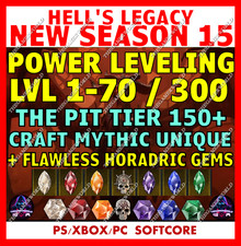 🔥DIABLO 4 SEASON 15🔥Season of Hell's Legacy🔥POWER LEVEL 1-70 ✨Pit Runs✨ picture