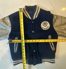 Dallas Cowboys Boys Sz 10 1970s/80s Sears Roebuck Varsity Letterman Jacket  picture
