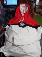 NEW Pokemon Lightweight Hoodie Pokeball Design NEW picture