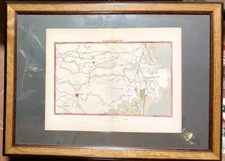 Beautiful Map Of The PO Delta Watercolor Virtue &Co 1870 England B picture