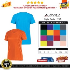 Augusta Sportswear 1790 Ladies Wicking Tee Top T-Shirt picture