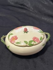 1 FRANCISCAN, Round Vegetable casserole Desert Rose pattern. Made in USA picture