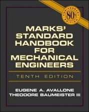 Marks' Standard Handbook for Mechanical Engineers by Eugene Avallone: Used picture