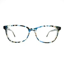 Chelsea Morgan CM9002 AZURE Eyeglasses Frames Round blue Full Rim 53-15-140 picture