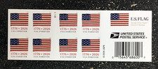 2026USA Forever U.S. 1776 Flag - Booklet of 20  Mint  (BCA) (#B1111) picture