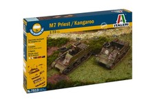 Italeri 7513 M7 Priest & Kangaroo APC Set of Two 1/72 Scale Plastic Model Kits picture