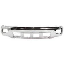1-Piece Front Bumper For Chevrolet Silverado 1500 14-15 w/ Fog Lamps Chrome picture