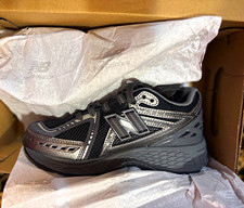 New Balance 1906 Kids Lace-Up Mesh Sneakers Gray/Black US 4 EU 36 GC1906EX picture
