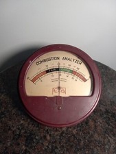 Vintage Rare 50s 60s ALLEN Automotive Combustion Analyzer Meter Gauge picture
