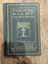 1916 Twelfth Night Shakespeare Arden Edition D.C. Heath Antique Hardcover Notes picture