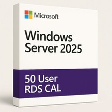 Windows Server 2025 Remote Desktop License - 50 Users RDS CALs picture