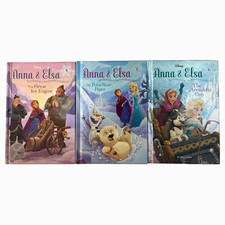 Disney Frozen Anna & Elsa Books 4 5 6 Hardcover Lot Erica David 2015 picture