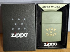 Rare Born X Raised BXR Zippo 420 Five Nine Four Green Matte Lighter NIB picture