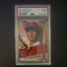 Topps Now 2017 Shohei Ohtani Off-Season #OS-80 PSA 9 /17323 picture