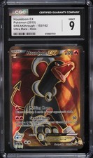CGC 9 Houndoom EX Full Art Breakthrough 2015 Pokemon Card #153 picture
