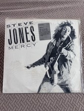 Steve Jones Mercy MCA Records Stamped Promotional LP 1987 Vinyl picture