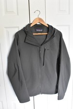Patagonia Guide Hoody Men's Small Gray Soft Shell Fleece Lined Jacket picture