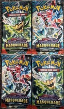 Pokemon TCG  S&V Twilight Masquerade Sealed Booster Pack Lot of 4, Art May Vary picture