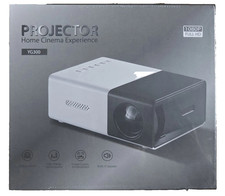 YG300 LED Desktop Projector 1080p FHD Portable Home Cinema Built-In Speaker picture