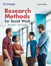 Research Methods for Social Work 10th Edition by Earl Babbie, (PB)-978035776470 picture