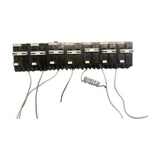 LOT OF 7 Eaton QBGFT2020 QuickLag 20A 2-Pole GFCI Circuit Breaker CHIPPED picture