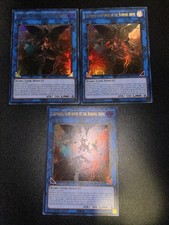 3x Cherubini, Ebon Angel of the Burning Abyss 1st Edition Ultra Rare RA01-EN042 picture