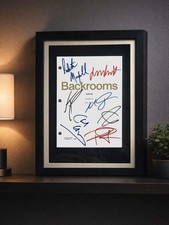 Backrooms Signed Movie Script Reproduction Framed Screenplay picture